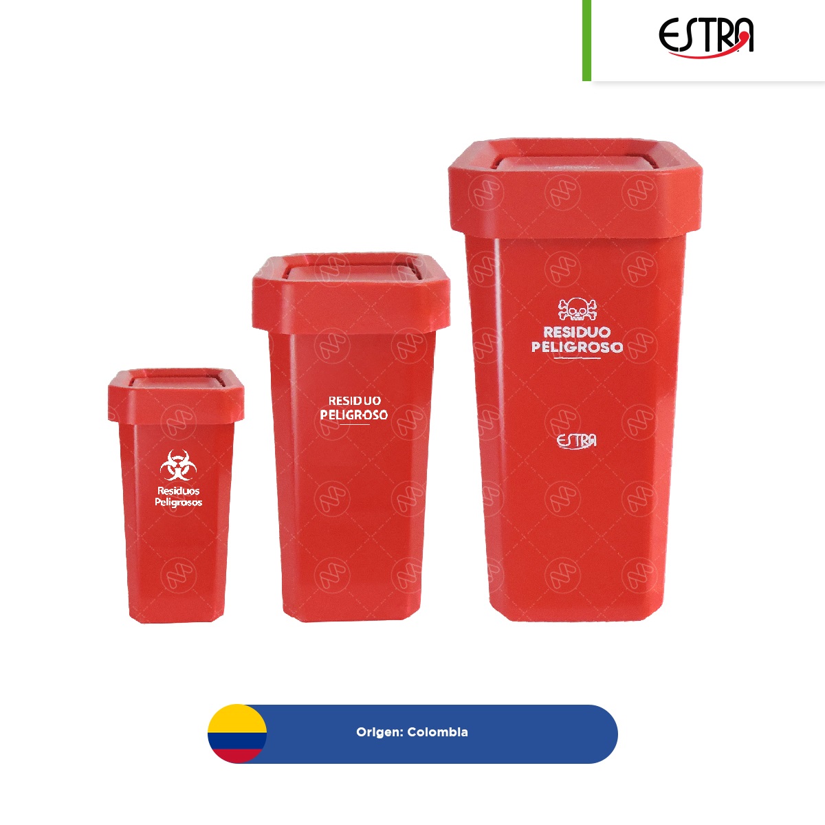 bote de basura con tapa vaiven estrabins 10 26 53 l y paquete bolsas rpbi rj 002