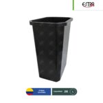 bote de basura sin tapa 26 l estrabins negro 001