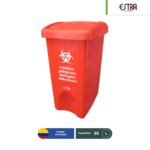 bote de basura tapa vaiven 35 l estra rpbi rojo 003