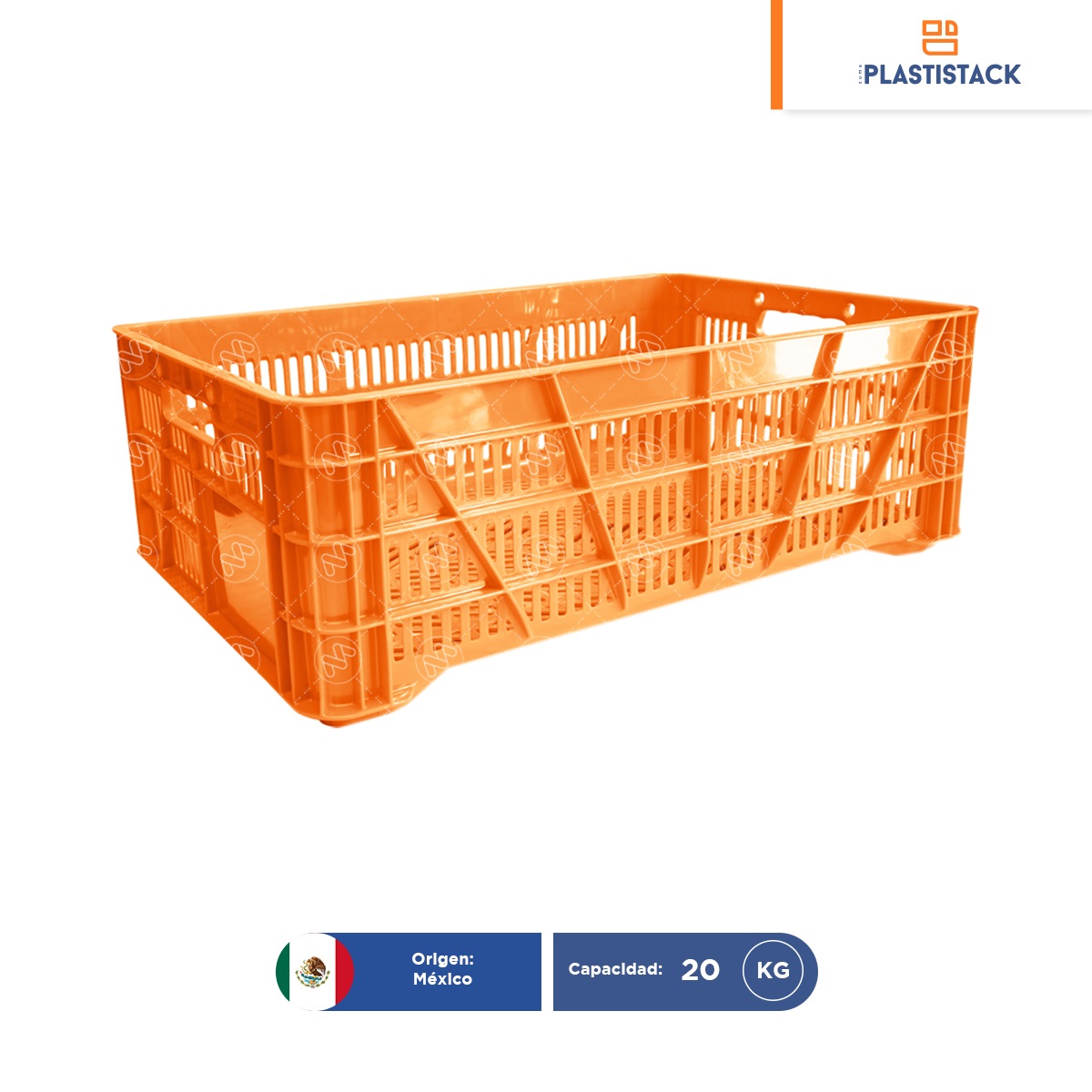 caja de plastico california calada virgen naranja 001