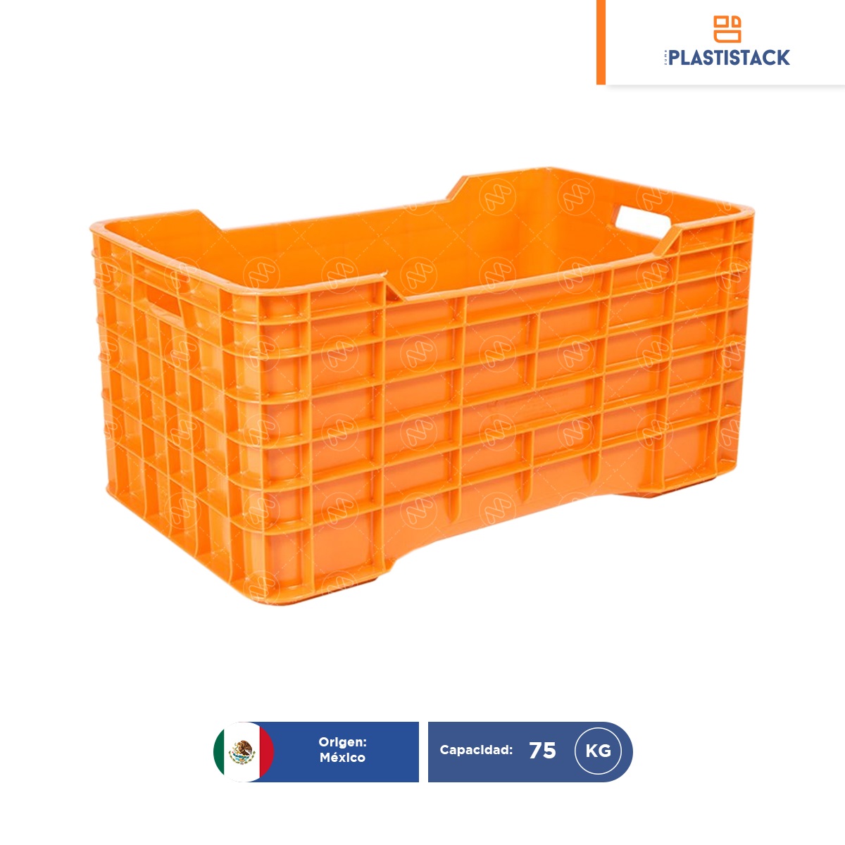 caja de plastico gigante cerrada virgen naranja 001