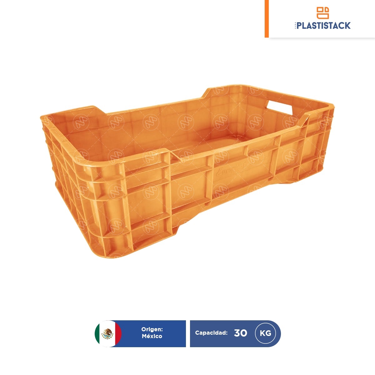 caja de plastico gigante mediana cerrada virgen naranja 001