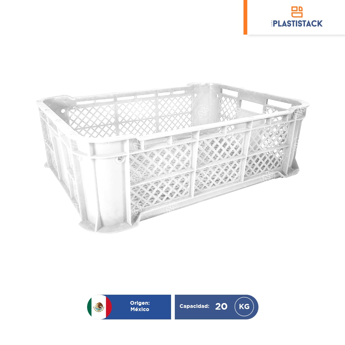 caja de plastico rectangular calado chico virgen naranja 001