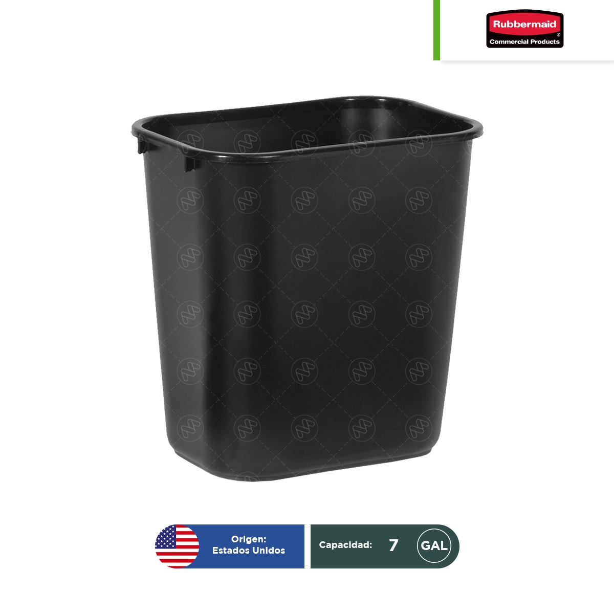 cesto papelera para basura rubbermaid 28 qt negro 004