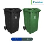 combo ecologico contenedor 2 ruedas plastik gogic 240 l 001