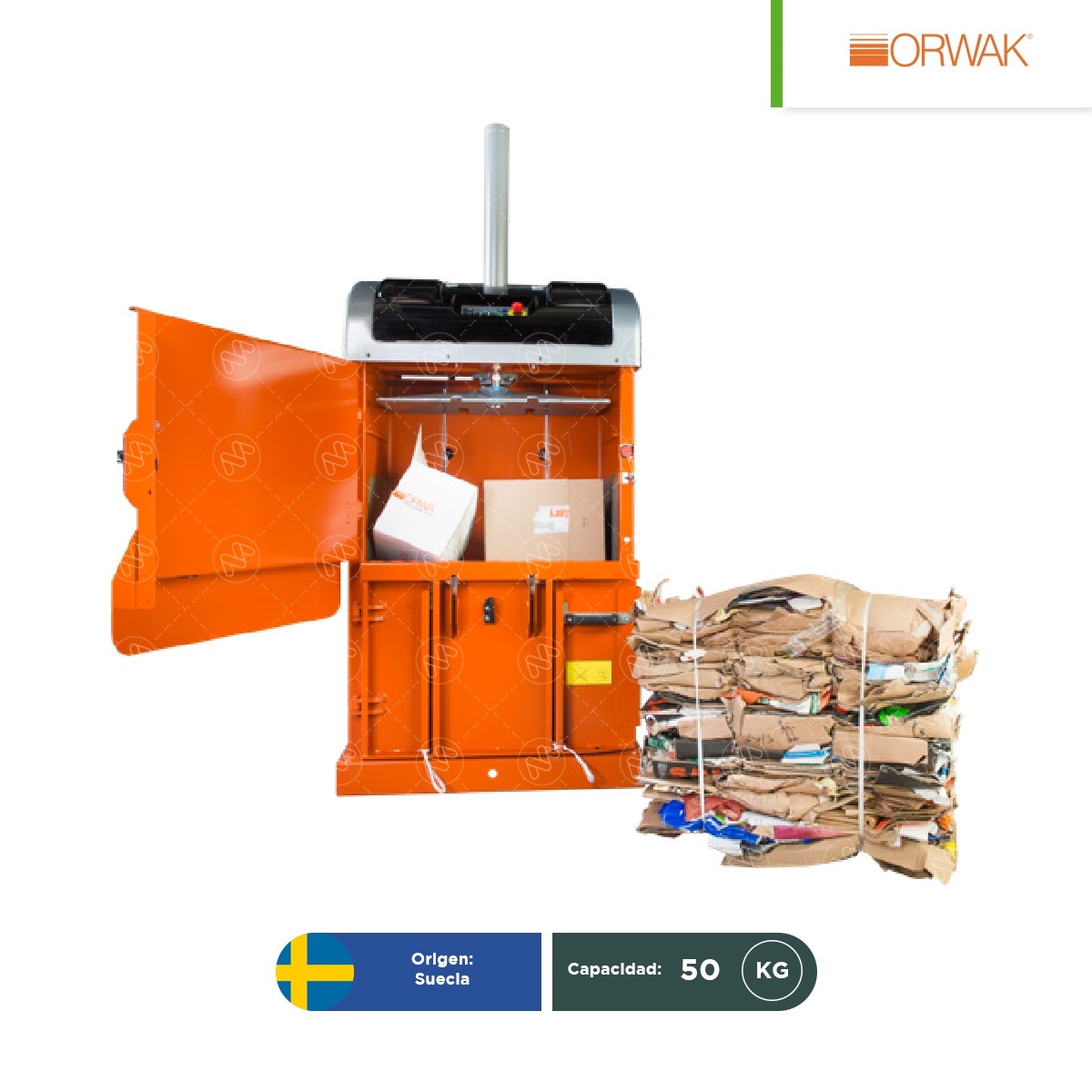 compactadora industrial orwak compact 3110 002