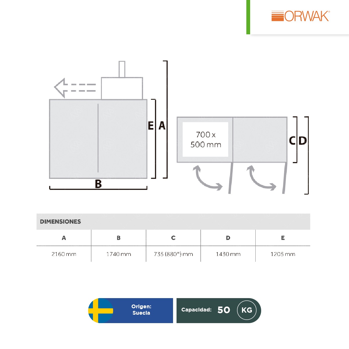 compactadora industrial orwak multi 5070 003