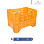 contenedor de plastico milano calado virgen naranja 001