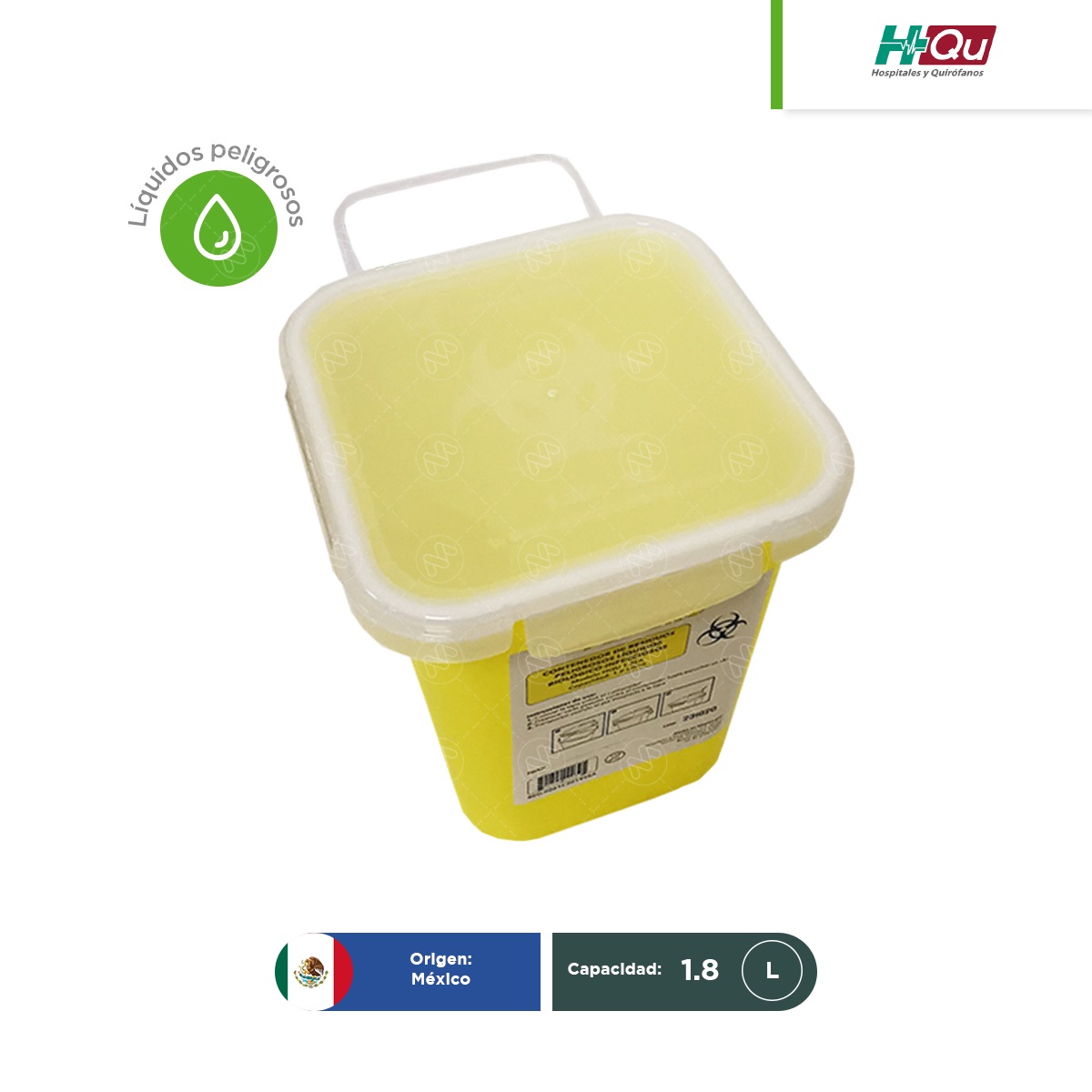 contenedor para liquidos rpbi hqu 1 8 l amarillo 002