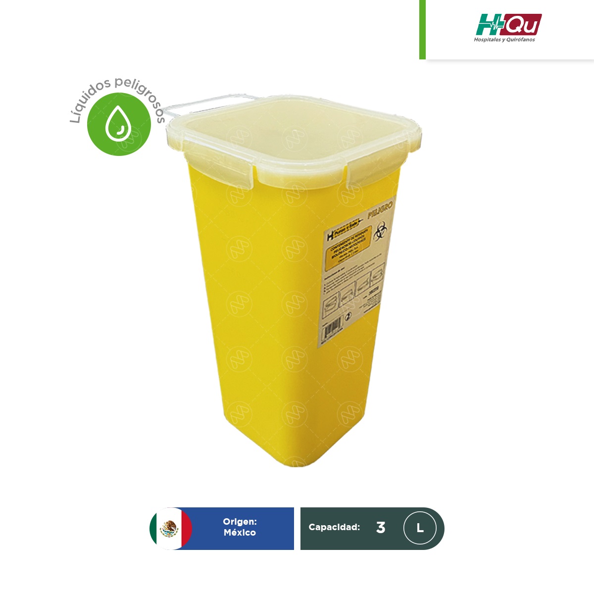 contenedor para liquidos rpbi hqu 3 l amarillo 002