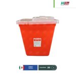 contenedor para punzocortantes hqu 30 l rojo 001