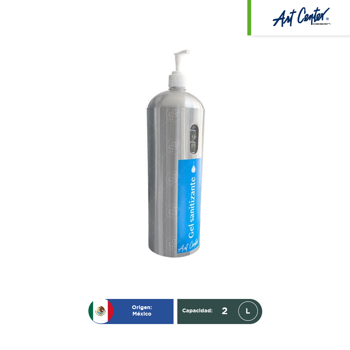 dispensador de gel antibacterial para pared artcenter 001