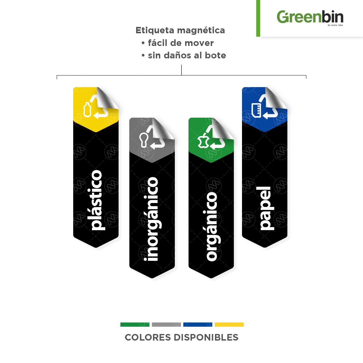 etiquetas botes acero inoxidable greenbin 002