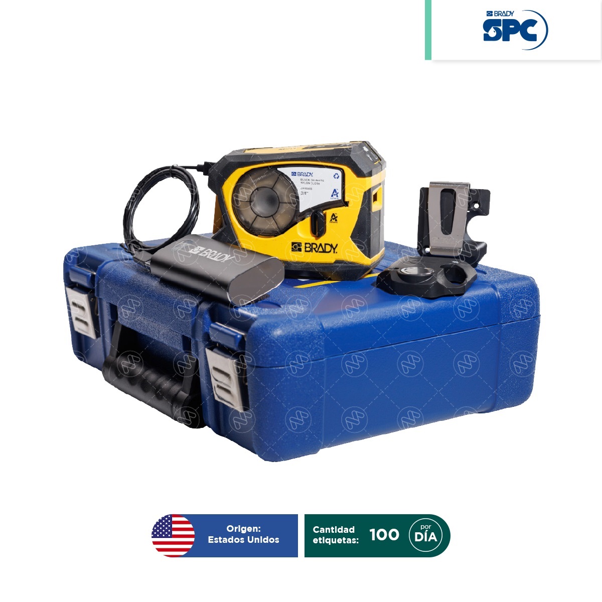 kit impresora de etiquetas portatil con bluethooth m211 con accesorios spc 001