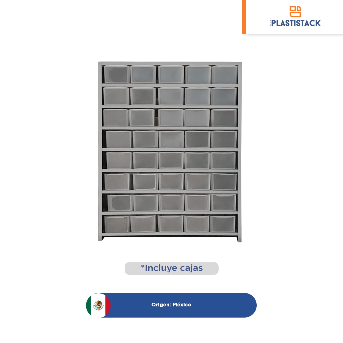 organizador pastillero con 40 gavetas plastistack 001