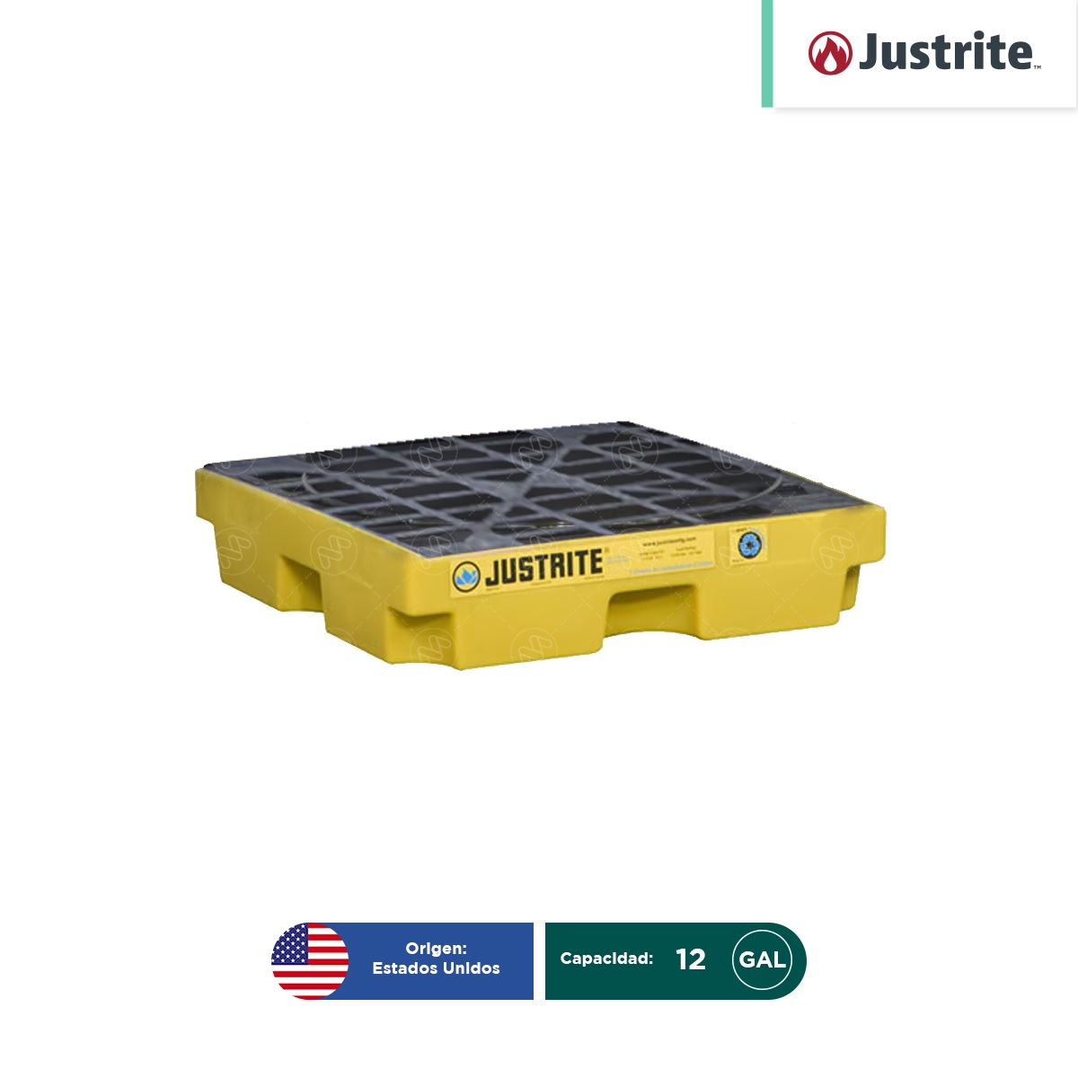 plataforma antiderrames para 1 tambo justrite 12 gal 002